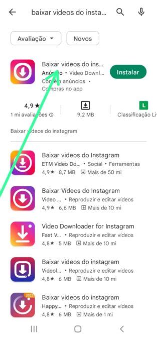 Baixar vídeos do Instagram 